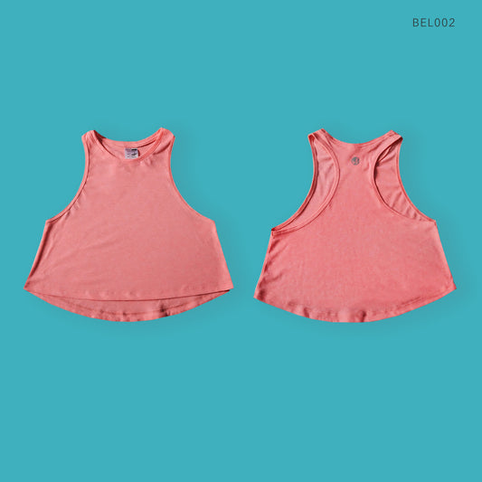 BELLE Crop Tank in Soft Pink