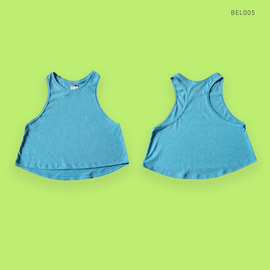 BELLE Crop Tank in Sky Blue