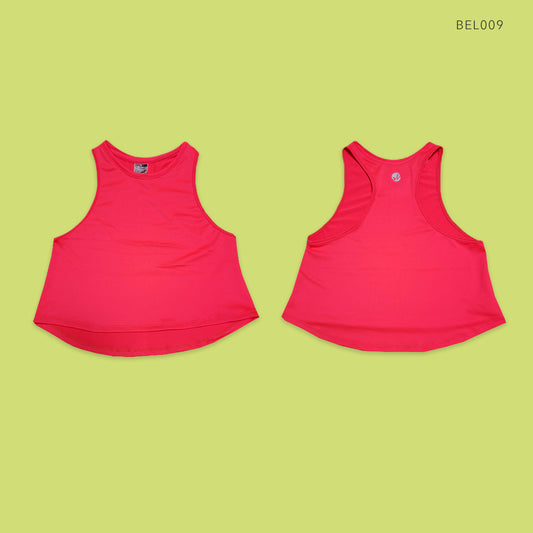 BELLE Crop Tank in Raspberry