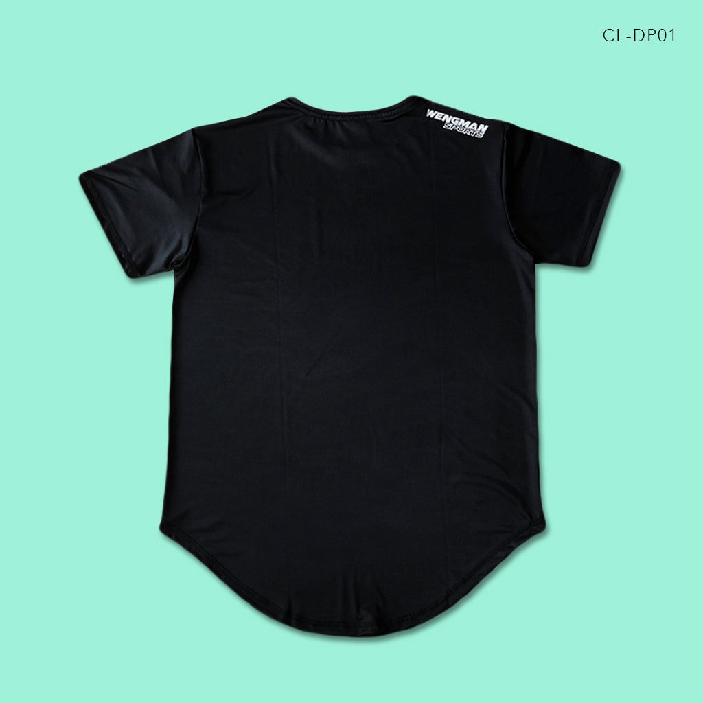 Black Classic Drape Shirt