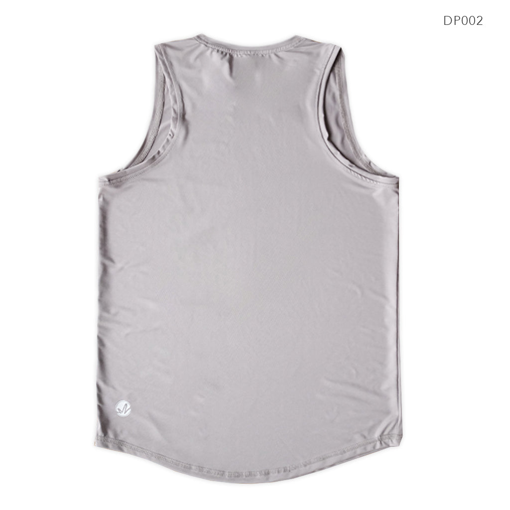 Grey Drape Singlet