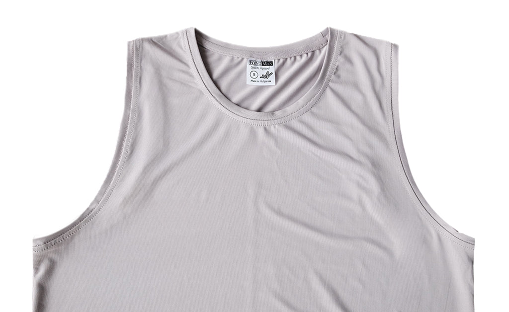 Grey Drape Singlet