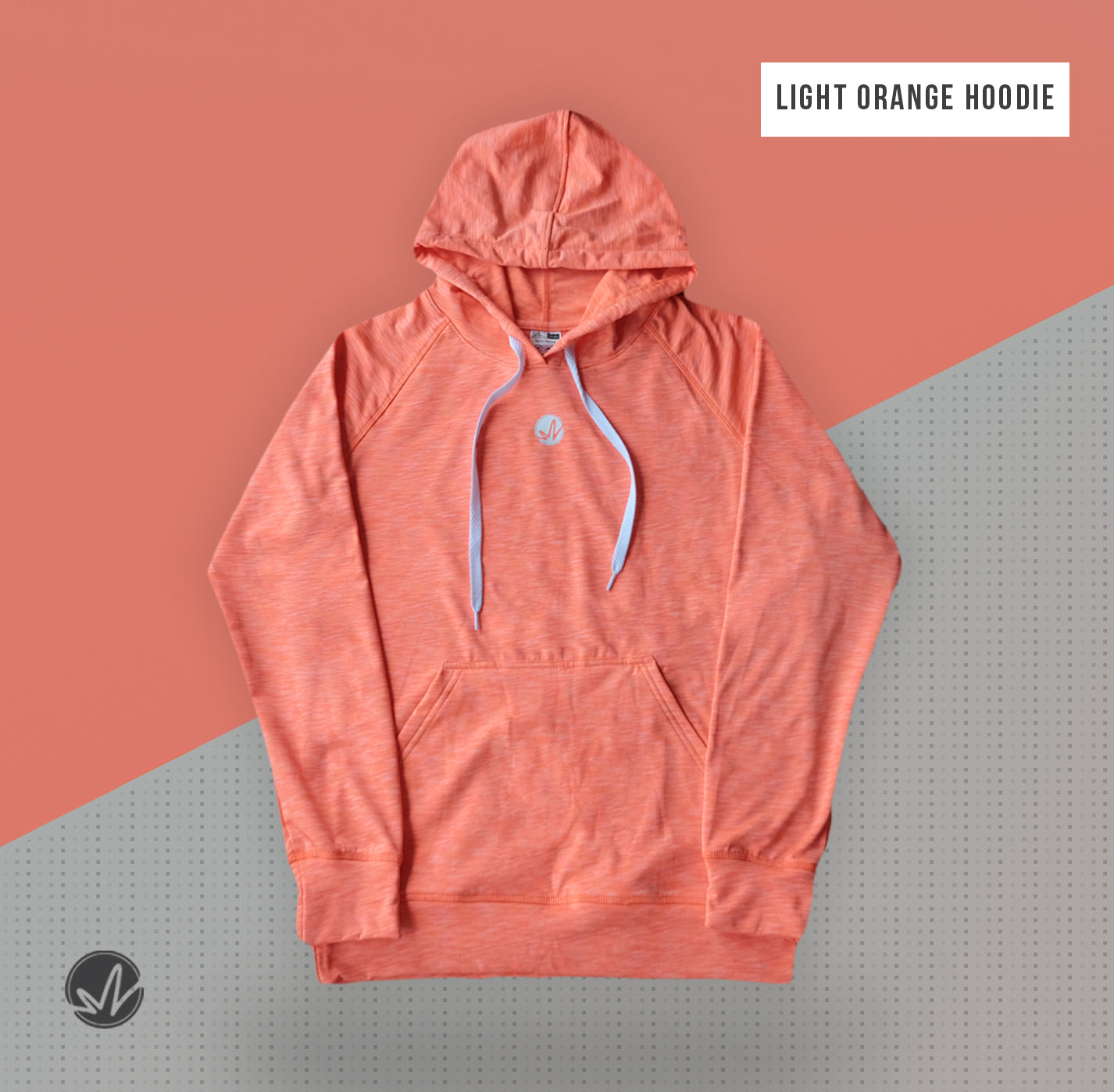 Light Orange (Acid Wash) Pullover Hoodie