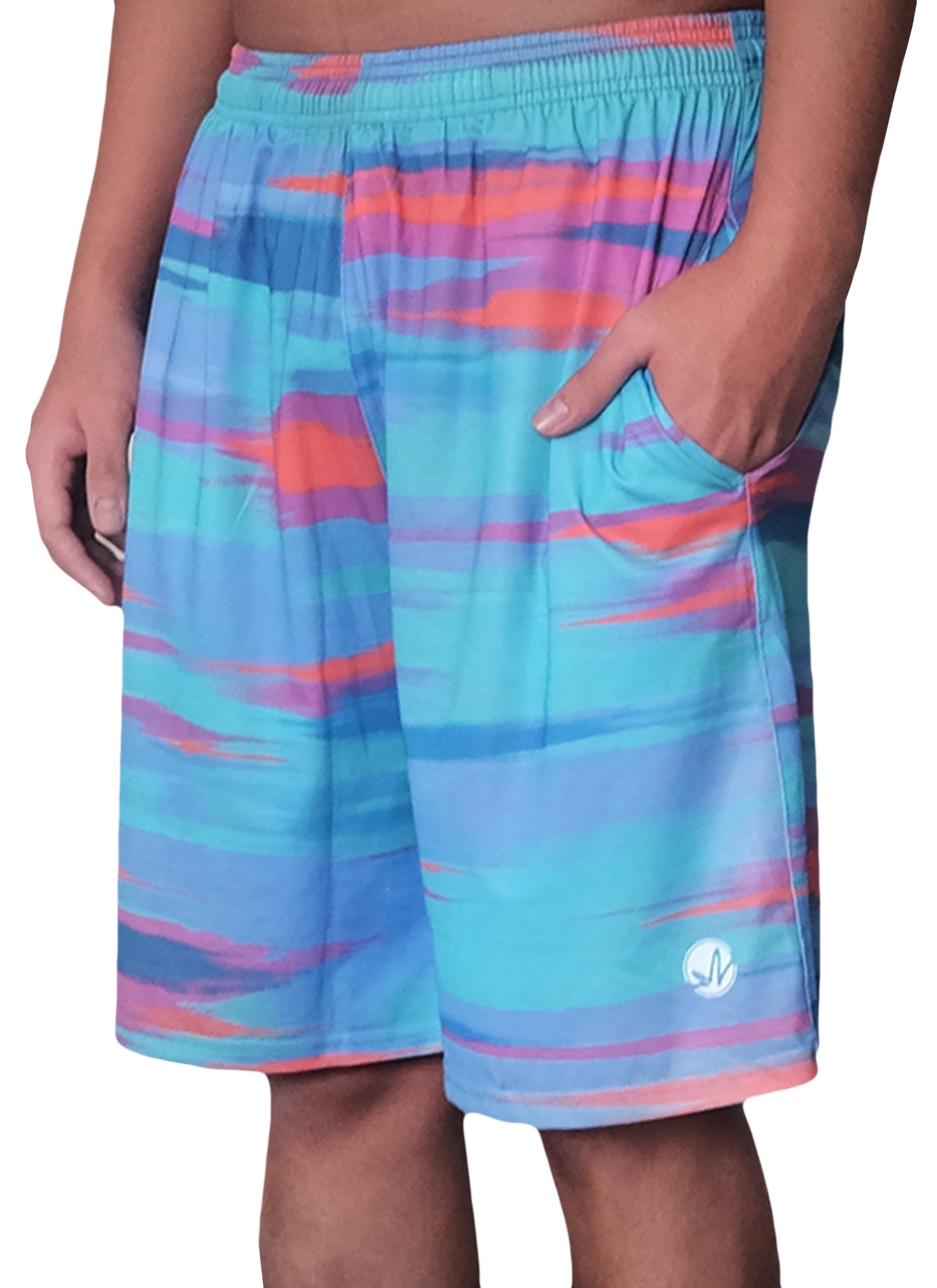 Blue Sunset Training Shorts