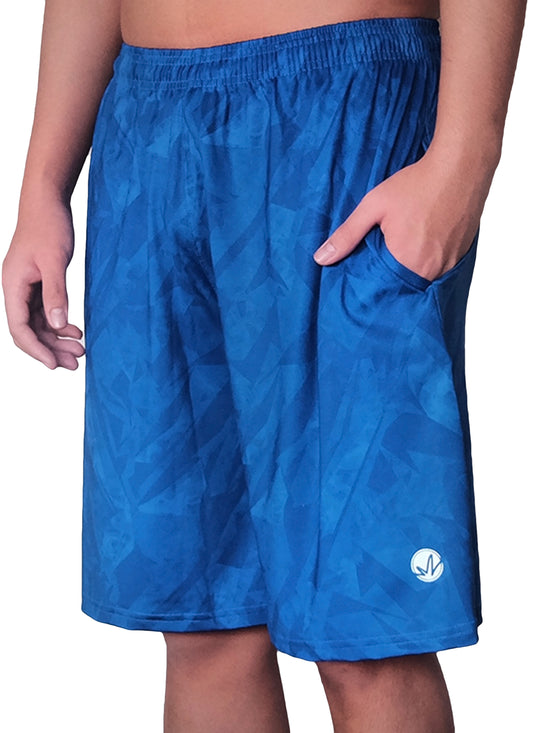 Blue Shards Training Shorts