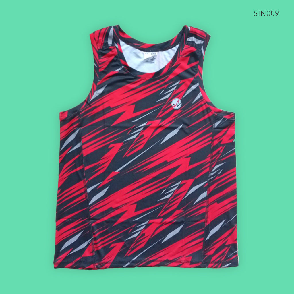 Maroon Bolts Training Singlet