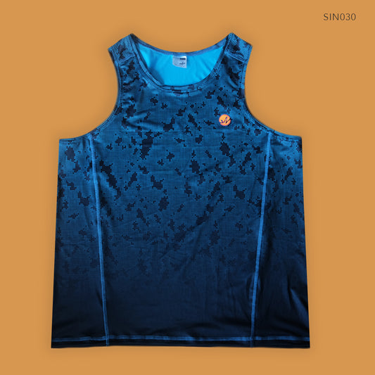 Blue Maps Singlet