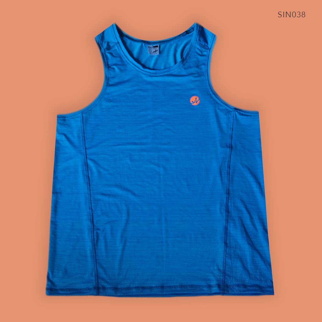 Bamboo Blue Singlet