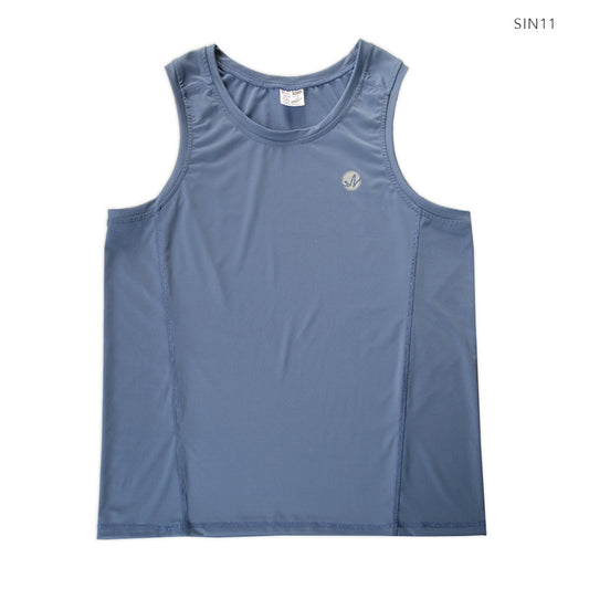 Smokey Blue Singlet