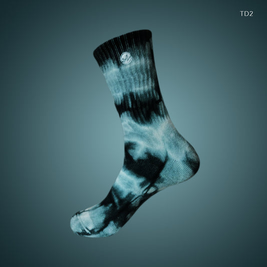 [LIMITED EDITION] WM Tie Dye Crew Socks Ocean Green