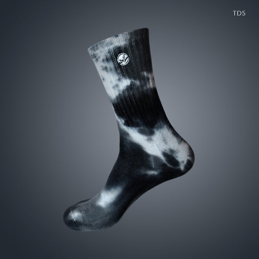 [LIMITED EDITION] WM Tie Dye Crew Socks BW