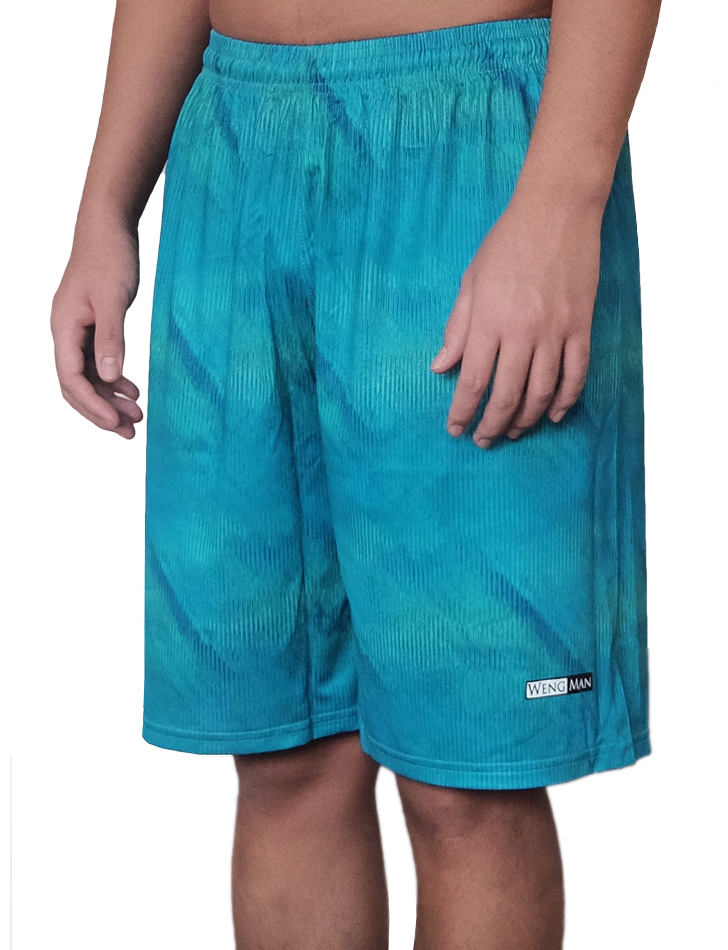 Teal Current Training Shorts